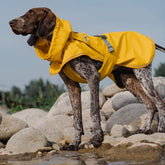 PU Cape Waterproof Dog Jacket - Yellow