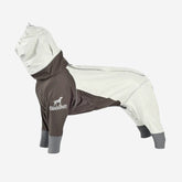 BlackDoggy | Four Leg Covered Dog Raincoat - Brown