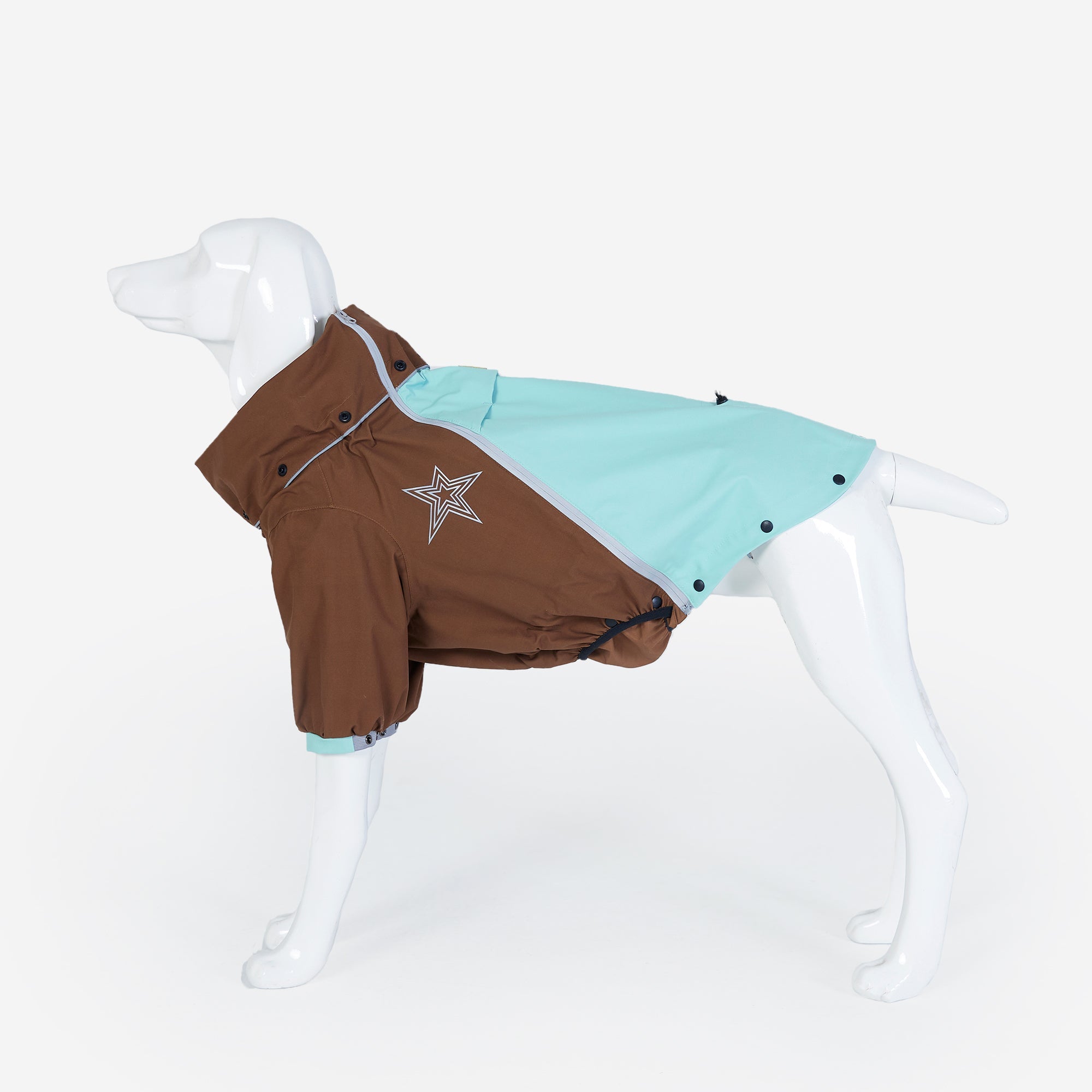 Corgiology | Colorful Detachable Dog Raincoat,Blue