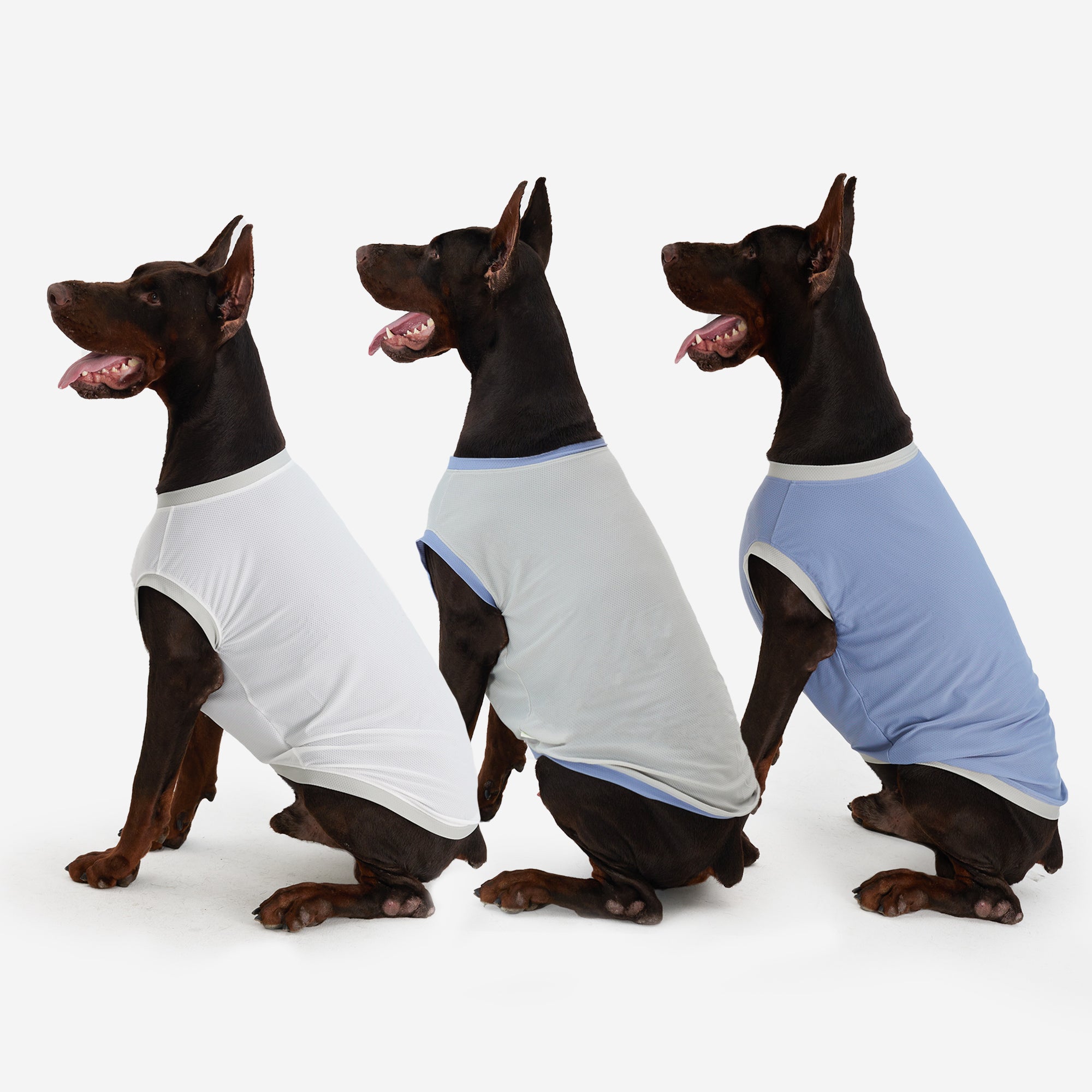 Elastic Ultrathin Dog Cooling T-Shirt 3 Pack