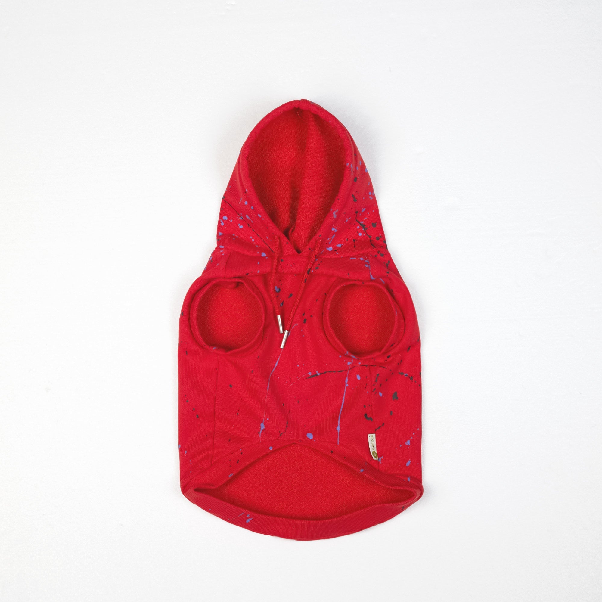 Pupwonders| 100% Cotton Dog Hoodie - Red,Red