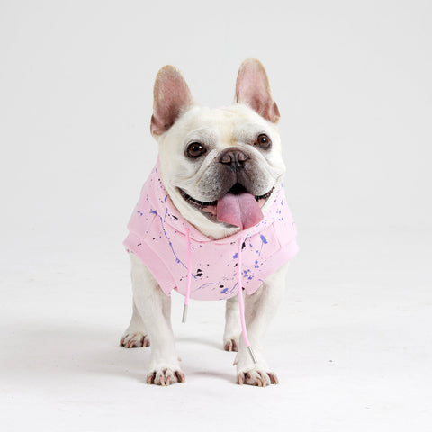 Pupwonders| 100% Cotton Dog Hoodie - Pink