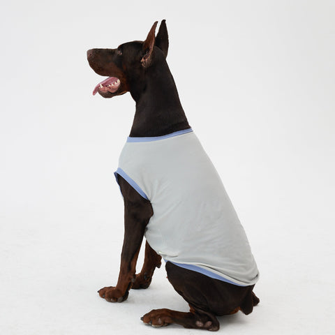 Elastic Ultrathin Dog Cooling T Shirt - Grey