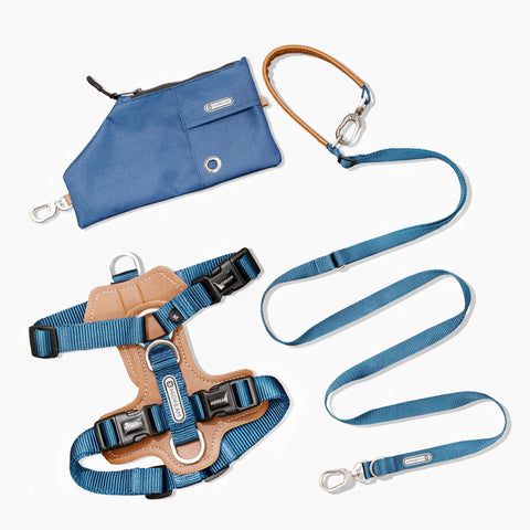 HiDream | Dog Harness & Leash set with Cross Body Bag