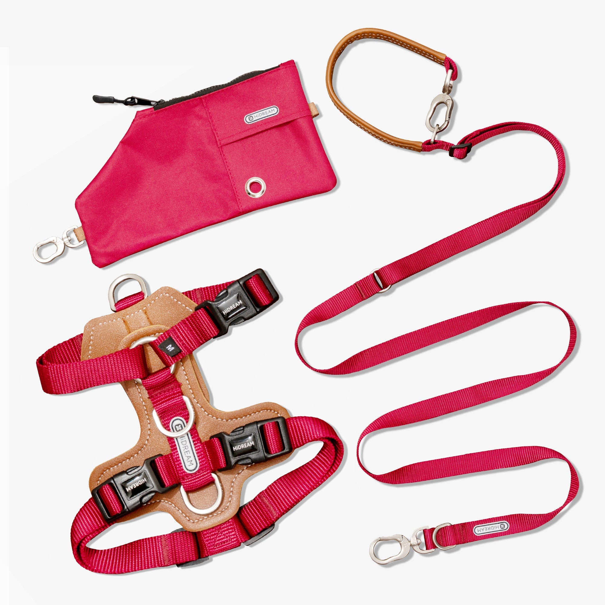 HiDream | Dog Harness & Leash set with Cross Body Bag