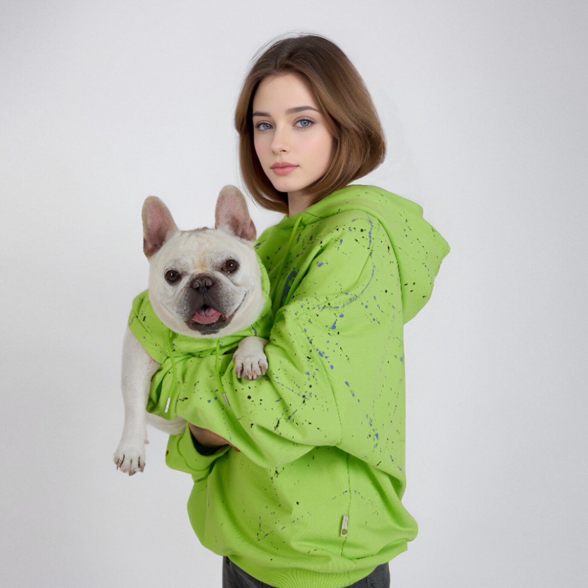 Organic Cotton Human Hoodie - Light Green,Light Green