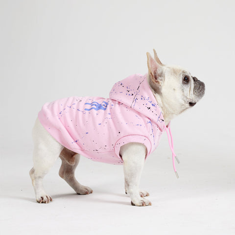 Pupwonders| 100% Cotton Dog Hoodie - Pink