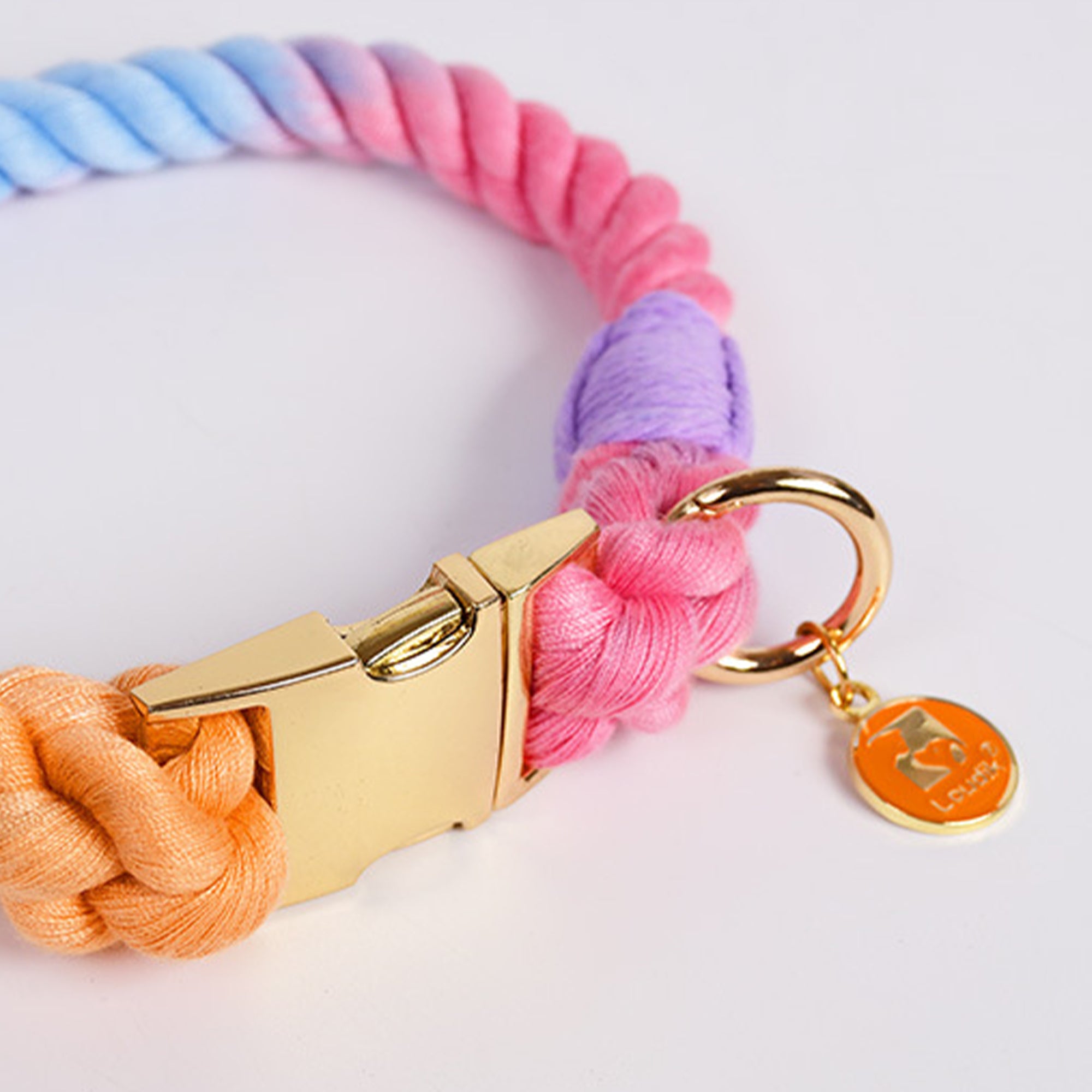 Pupwonders | Rainbow Handmade Braided Pet Collars