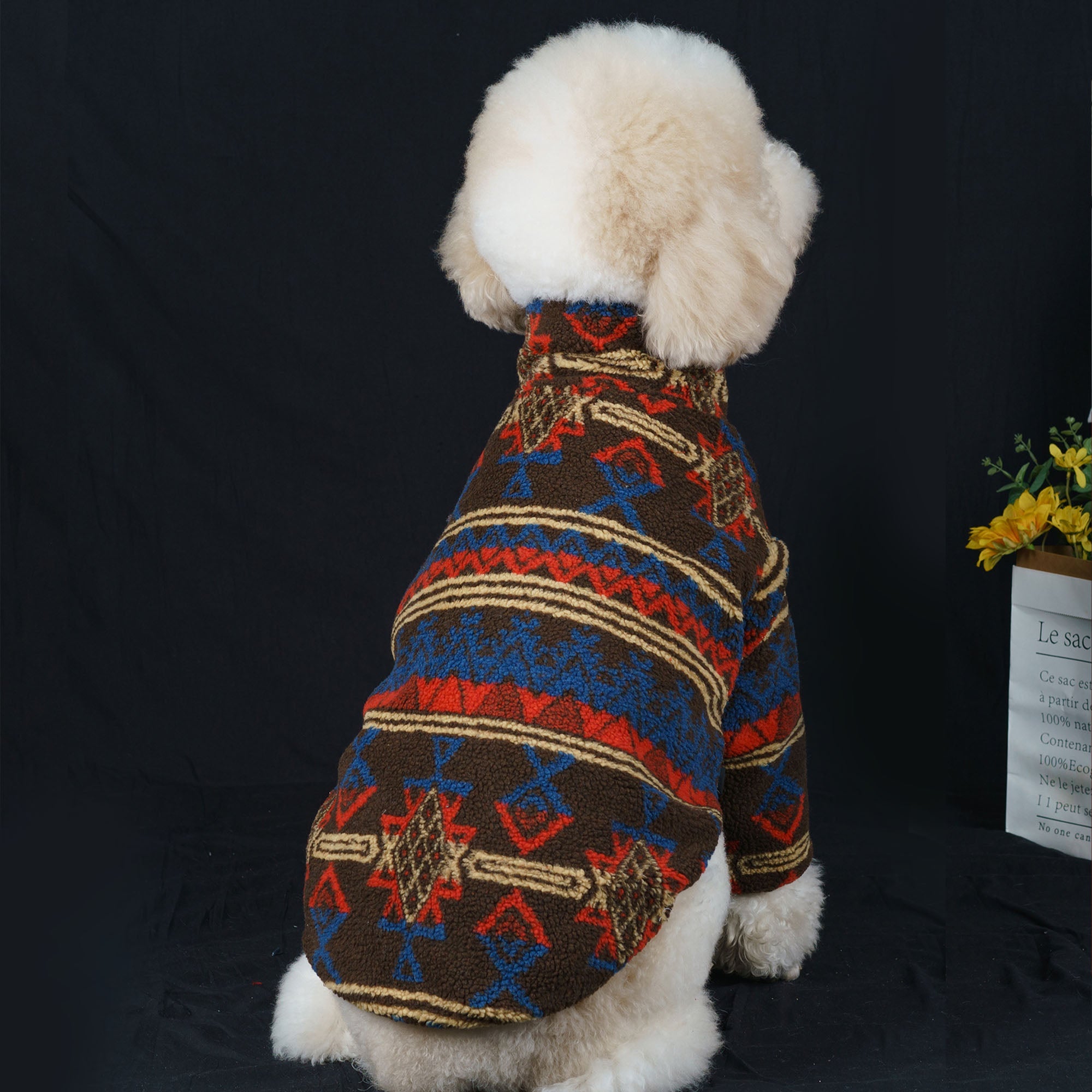 Pupwonders | High-neck Thickened Wool Dog Sweater