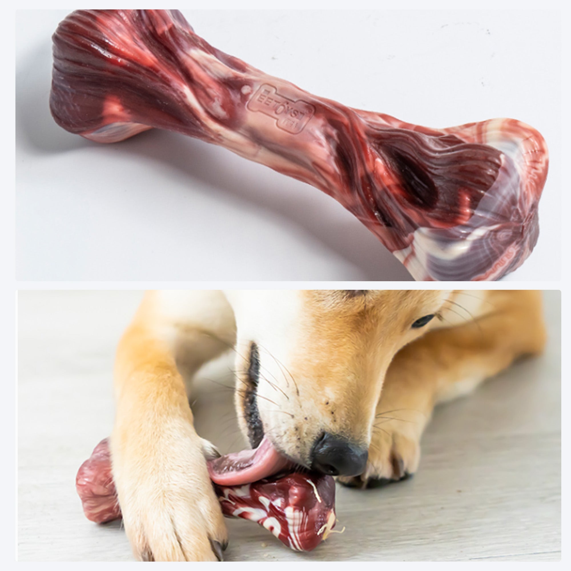 Pupwonders | Chew-Resistant Bone-Shaped Dog Toy-Durable Nylon Material