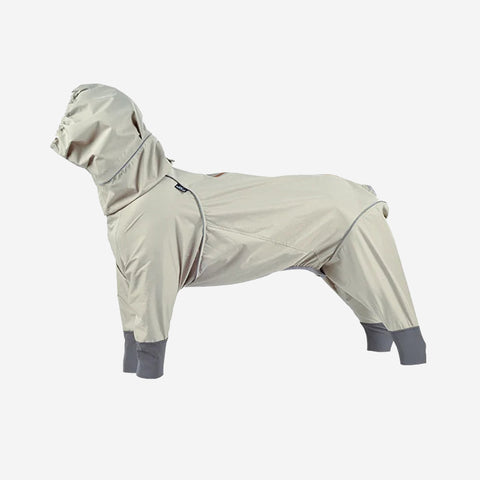 Four Leg Covered Dog Jacket - Grey