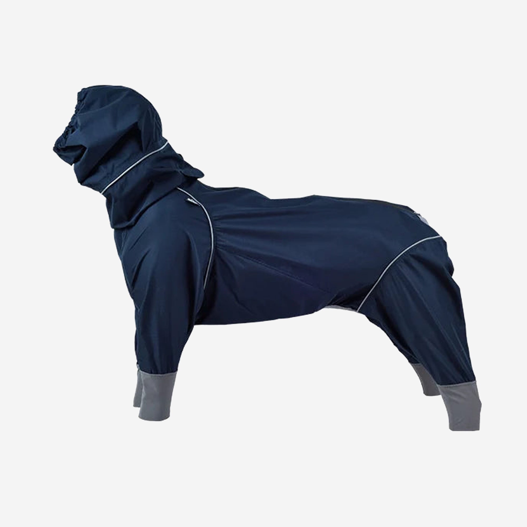 Four Leg Covered Dog Raincoat - Blue