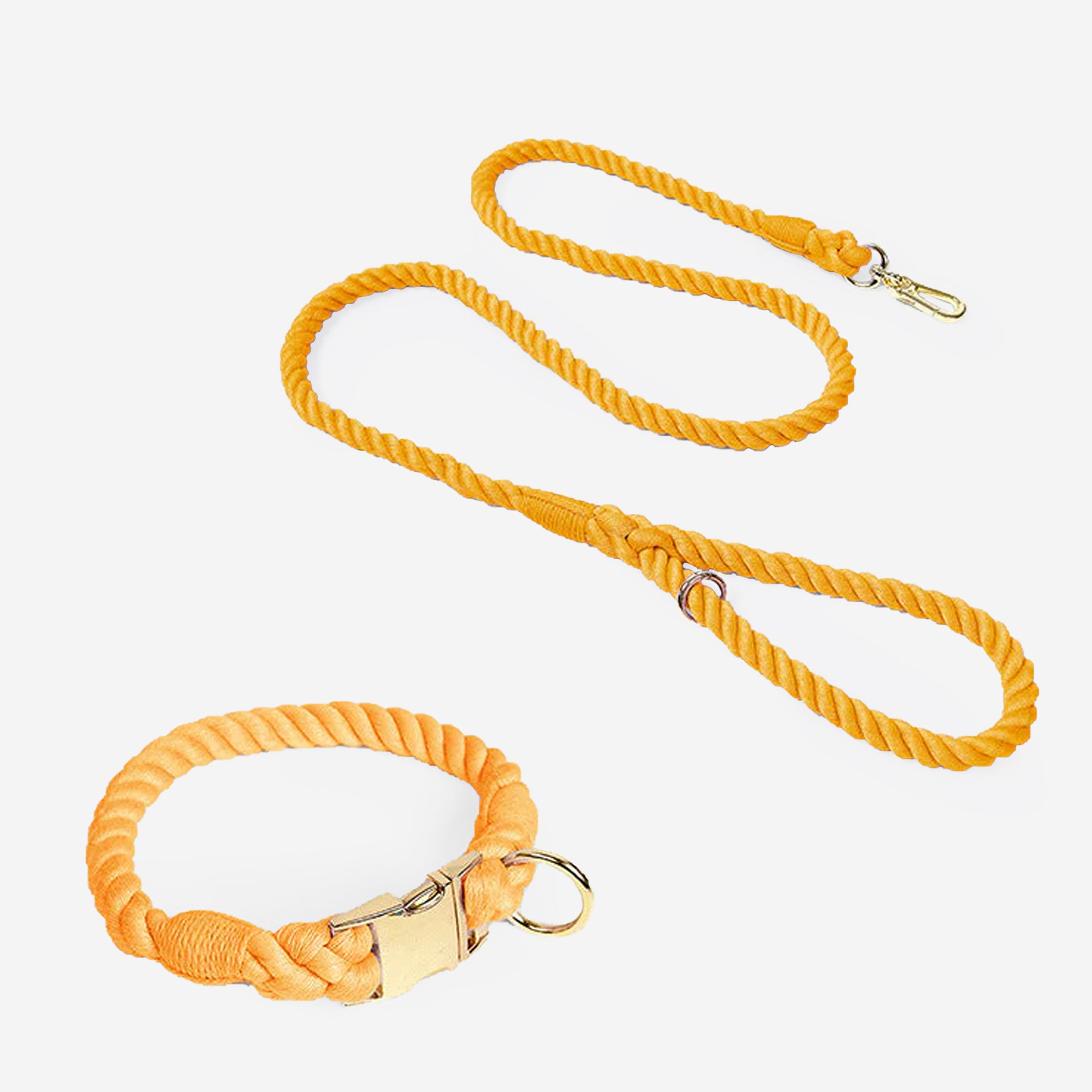 Pupwonders | Handmade Traction Rope Walking Kit Orange / XS