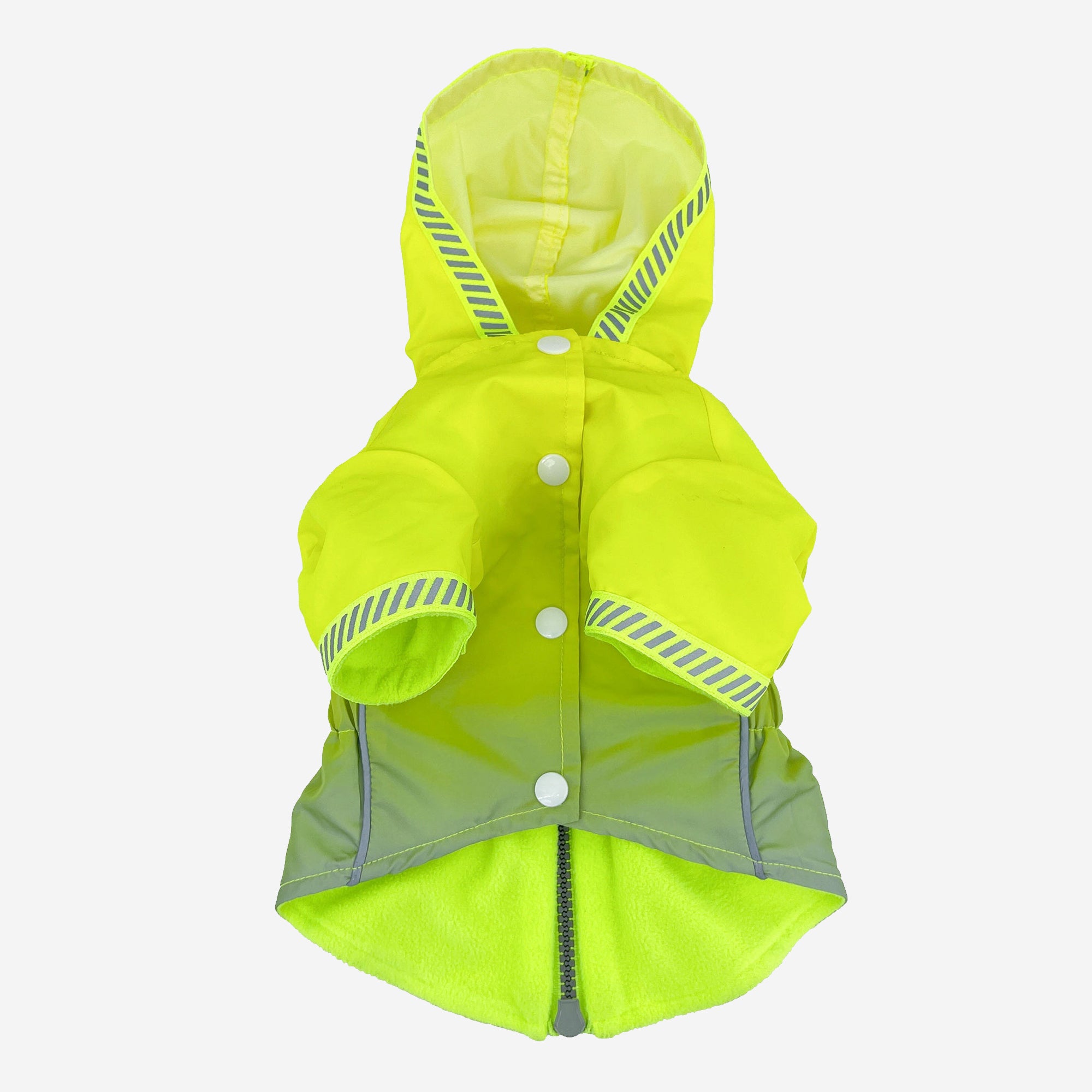 Pupwonders | Fluorescent Gradient Green Dog Jacket,Green