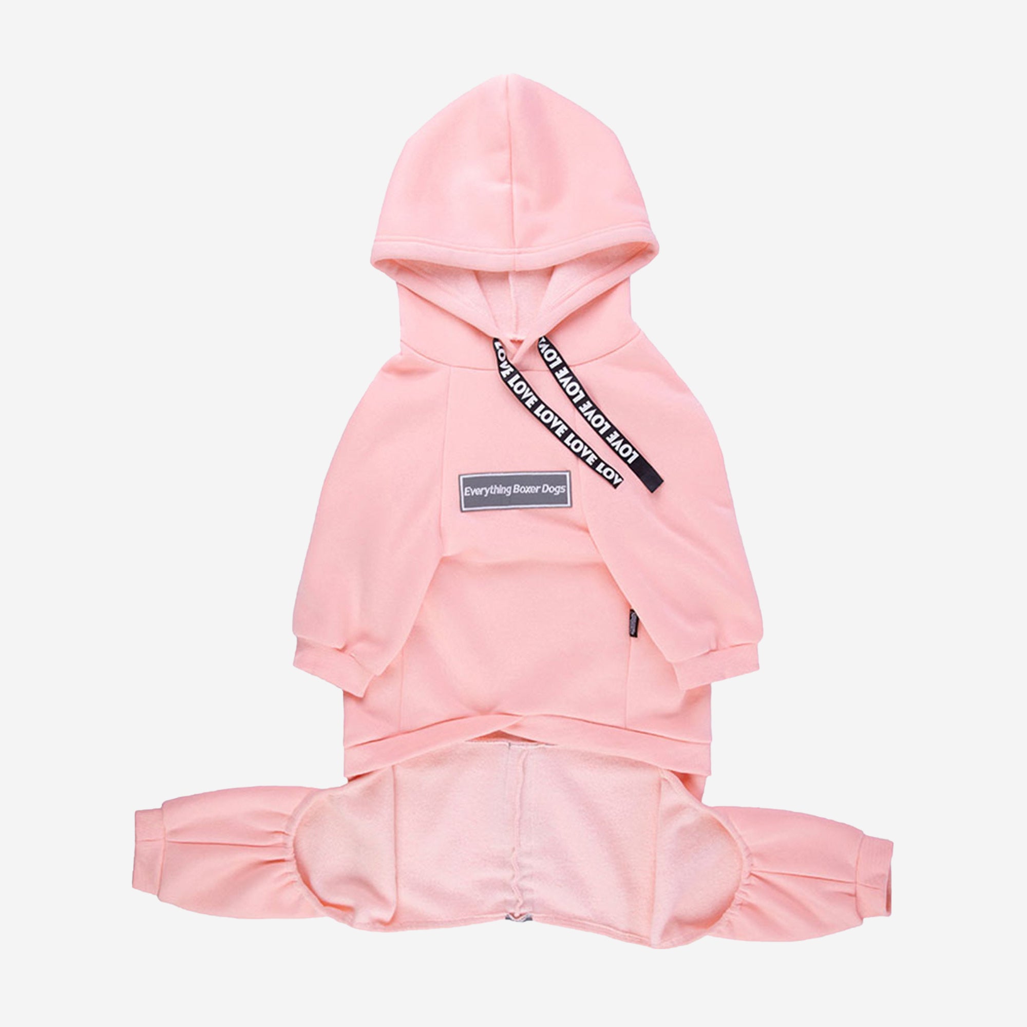 Pupwonders | Cotton-lined Dog Hoodie,Pink